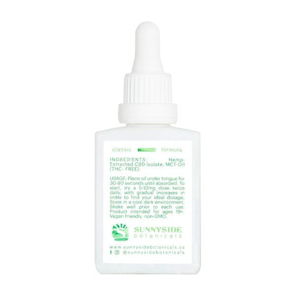 Sunnyside Botanicals - CBD Tincture (30mL) - Image 2