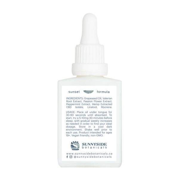 Sunnyside Botanicals - Full Spectrum CBD Sleep Tincture (30mL) - Image 3